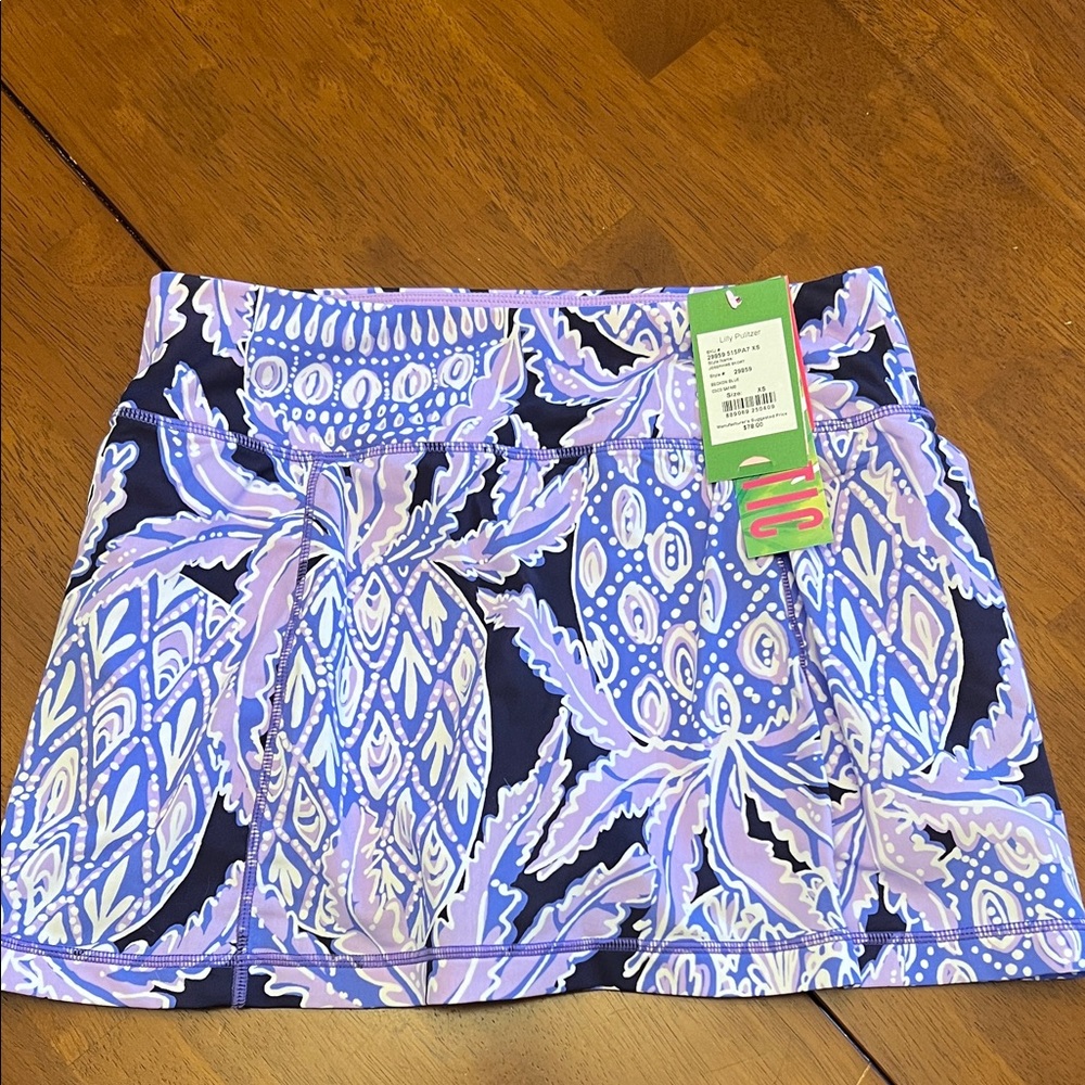 Lilly Pulitzer Lavender and Blue Skort